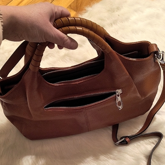 1swee Brown Leather Handbag - Picture 5 of 5